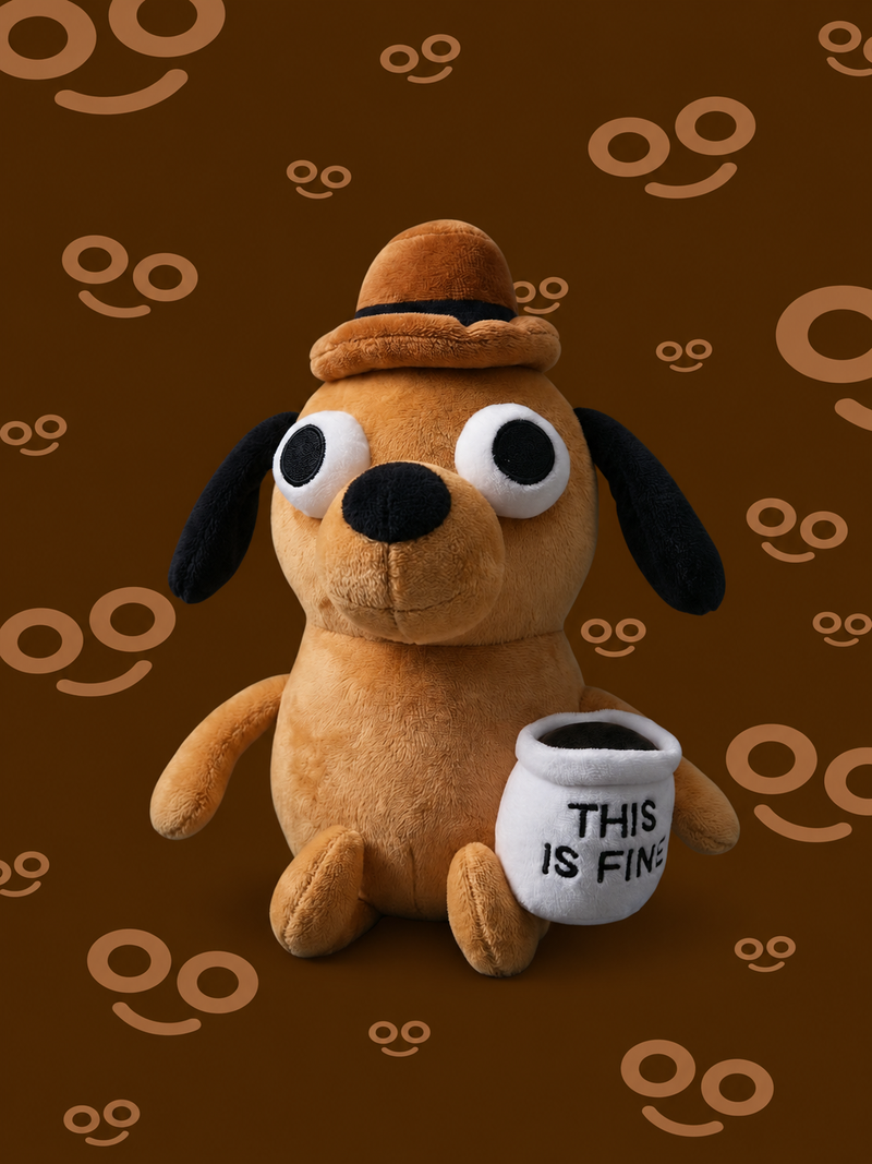 Pelúcia This is Fine Dog