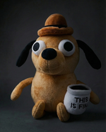 Pelúcia This is Fine Dog 2