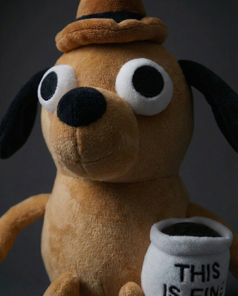 Pelúcia This is Fine Dog